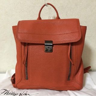 スリーワンフィリップリム(3.1 Phillip Lim)の【美品】3.1 Phillip lim／パシュリバックパックPersimmon(リュック/バックパック)