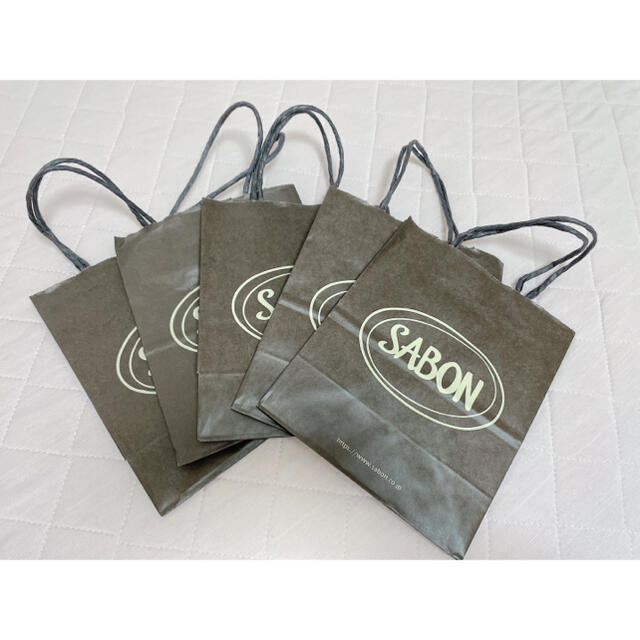 SABON(サボン)の再値下げ！【美品】サボン　ショッパー5枚セット レディースのバッグ(ショップ袋)の商品写真