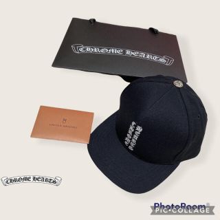 クロムハーツ(Chrome Hearts)の十クロムハーツ十【CHスクリプト/BLK デニムキャップ】BASEBALL(キャップ)