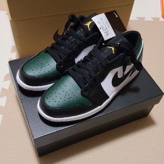 ナイキ(NIKE)のNIKE AIR JORDAN 1 LOW GREEN TOE(スニーカー)