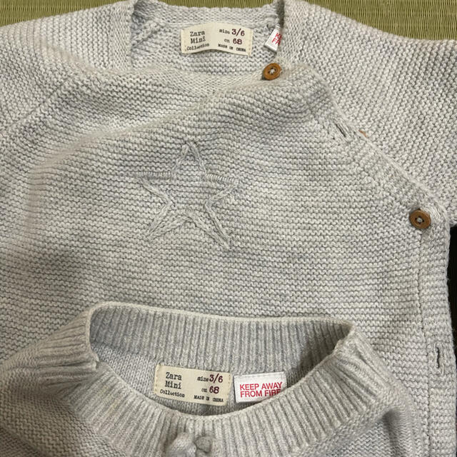 ZARA KIDS(ザラキッズ)のZARA ベビーニット キッズ/ベビー/マタニティのベビー服(~85cm)(ニット/セーター)の商品写真