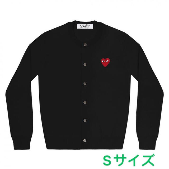 新入荷》COMME des GARCONS Play ハートロゴカーディガン - カーディガン