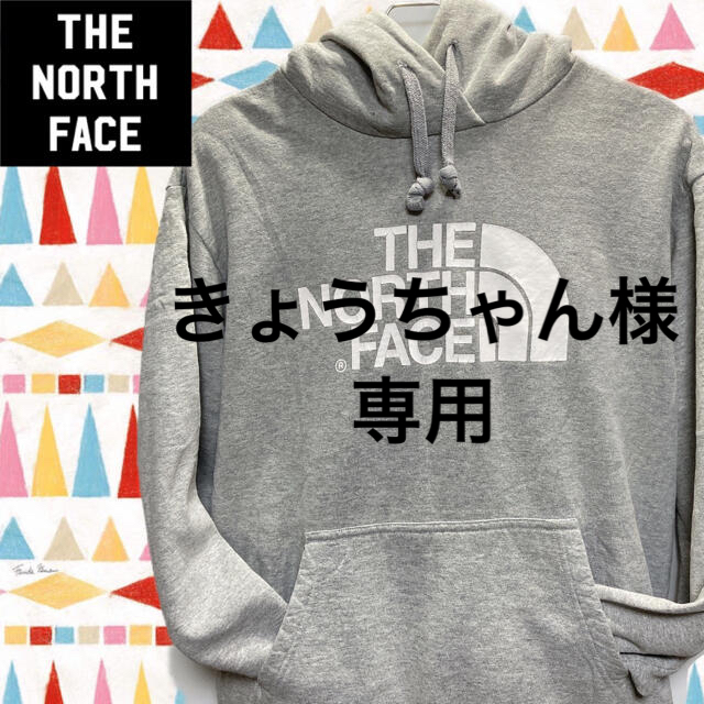THE NORTH FACE(ザノースフェイス)の【THE NORTH FACE】ノースフェイス　US古着　ロゴ入りパーカー メンズのトップス(パーカー)の商品写真