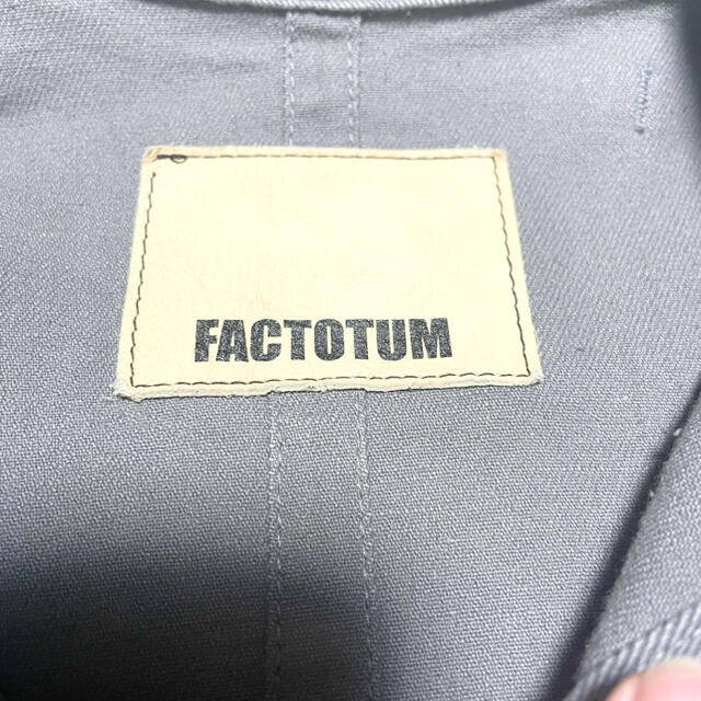 FACTOTUM(ファクトタム)の☆FACTOTUM リジット Gジャン デニムジャケット グレー☆ メンズのジャケット/アウター(Gジャン/デニムジャケット)の商品写真