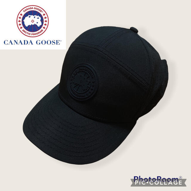 CANADAGOOSE BLACK LABEL LOGO TRUCKER CAP