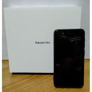 ラクテン(Rakuten)のRakuten mini( 楽天ミニ)ナイトブラック C330(スマートフォン本体)