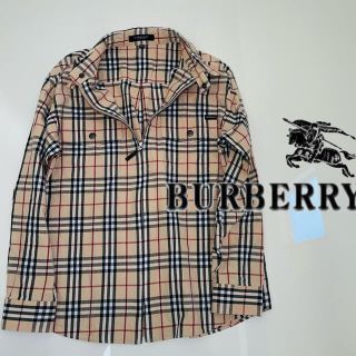 バーバリー(BURBERRY)の裕THE ROCK様　バーバリー ノバチェック ファスナー付きシャツ140cm(Tシャツ/カットソー)