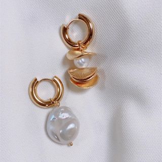 18kgp バロックパール　ピアス☺︎♡(ピアス)