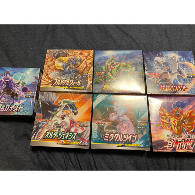 ポケモンカードゲーム　未開封　シュリンク付き　7BOX