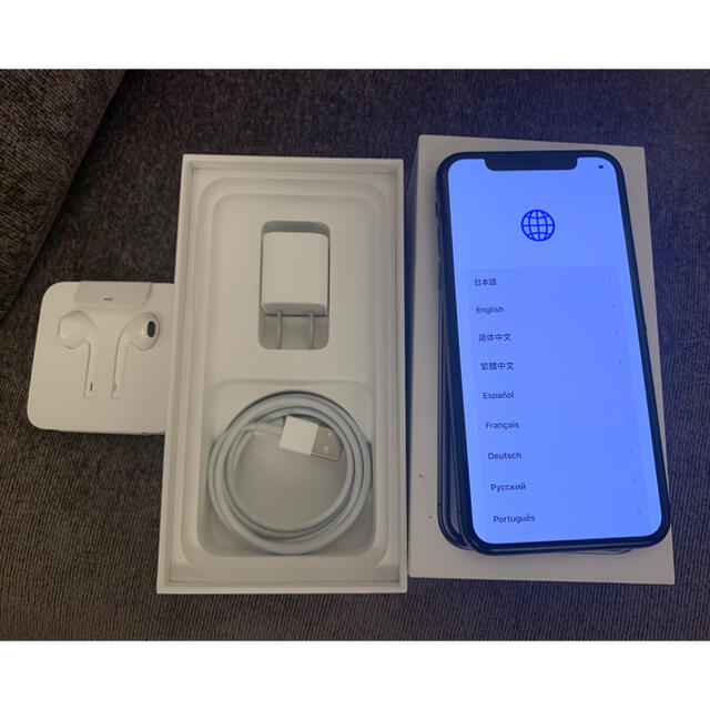 美品 iphone x 256GB スペースグレイ　simフリー 1