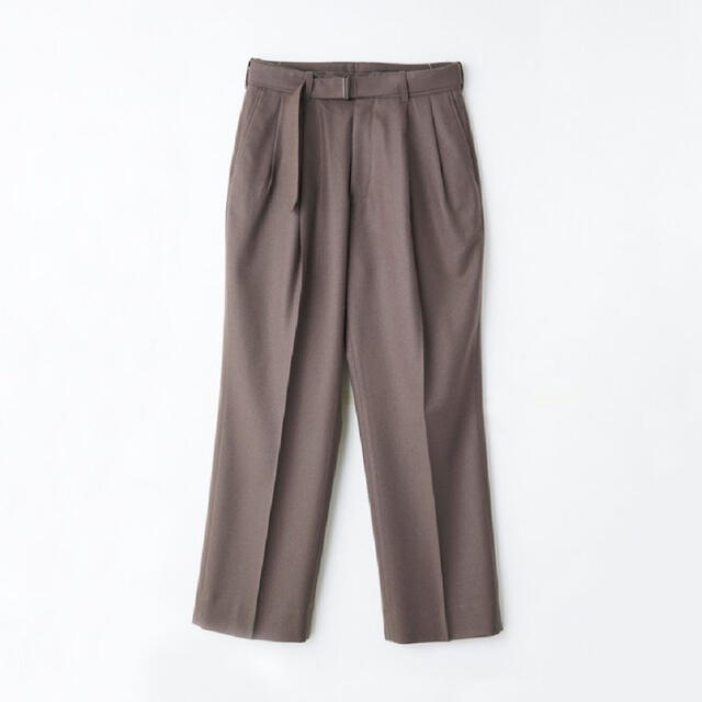 YOKE (ヨーク) BELTED 2TUCK WIDE TROUSERS レディースのパンツ(その他)の商品写真