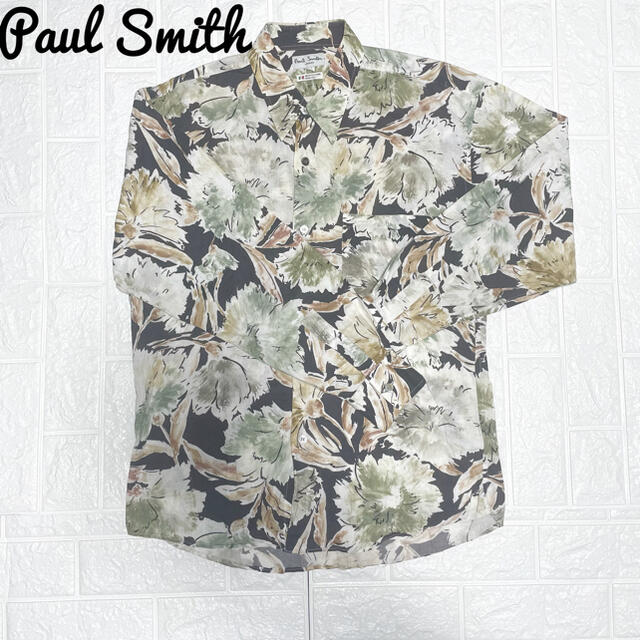 激レア 美品 PaulSmith ビンテージシャツ 花柄 アメリカンジャケット期