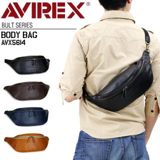 アヴィレックス(AVIREX)のボディバッグ AVIREX レザー ワンショルダーバッグ AVX5614 本革(ボディーバッグ)