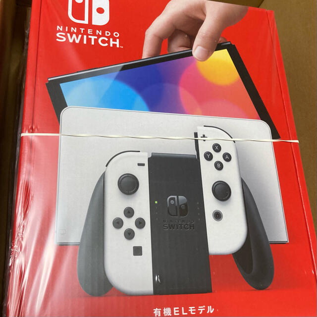 Nintendo Switch(ニンテンドースイッチ)のNintendo Switch【有機ELモデル】 ホワイト　ニンテンドースイッチ エンタメ/ホビーのゲームソフト/ゲーム機本体(家庭用ゲーム機本体)の商品写真