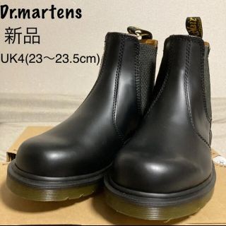 【未使用】Dr. Martens サイドゴアブーツ 黒 23cm