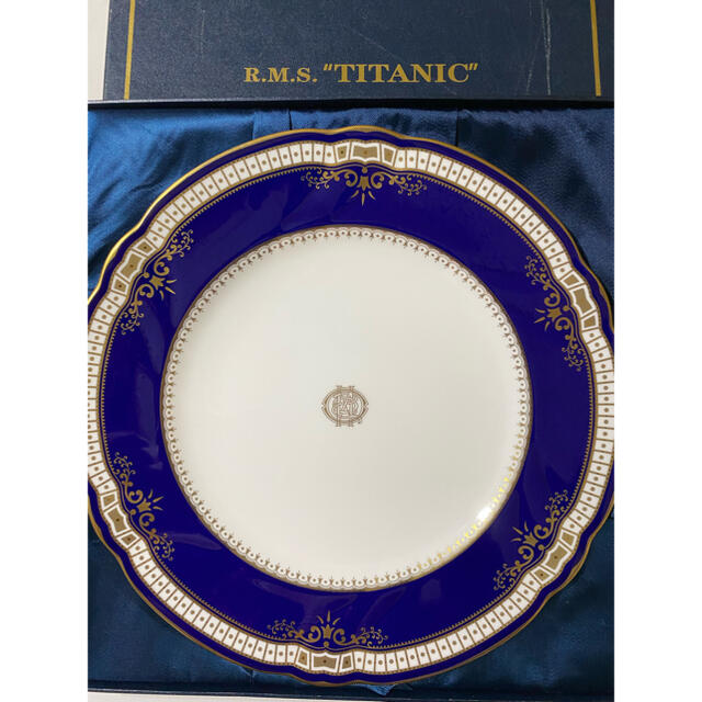 英国王室R.M.S.TITANIC タイタニック プレート 約27cm 豪華大皿