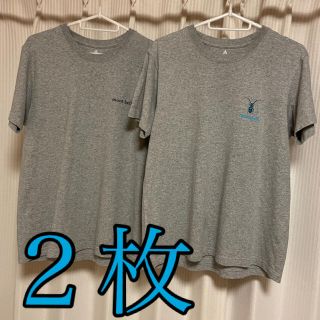 モンベル(mont bell)のモンベル ペアスキンコットン Ｔシャツ 甲虫 & 無地 ライトグレー(Tシャツ/カットソー(半袖/袖なし))