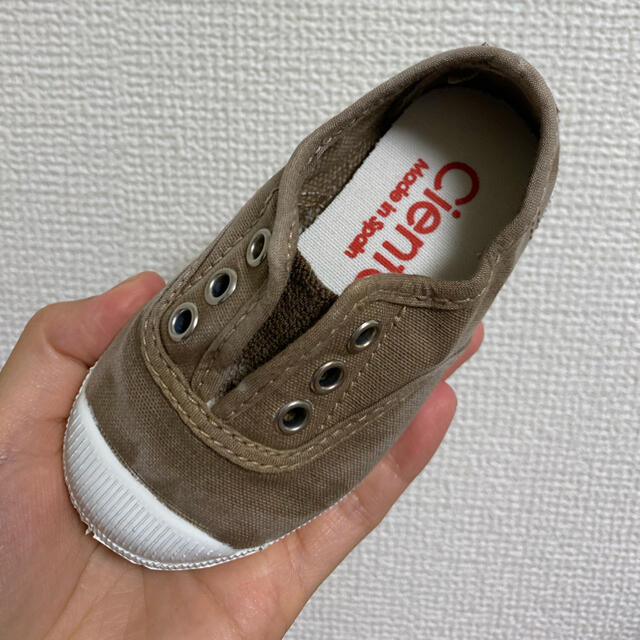 BENSIMON(ベンシモン)の【CIENTA】deck shoes ムラ染め キッズ/ベビー/マタニティのベビー靴/シューズ(~14cm)(スニーカー)の商品写真