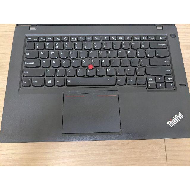 Lenovo(レノボ)のThinkpad T440 WXGA++ 10点タッチパネル USキーボード スマホ/家電/カメラのPC/タブレット(ノートPC)の商品写真