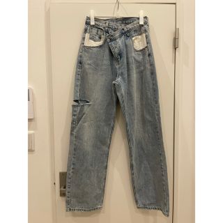 トゥデイフル(TODAYFUL)のpocher ASYMMETRIC CRASH DENIM PR120009 (デニム/ジーンズ)