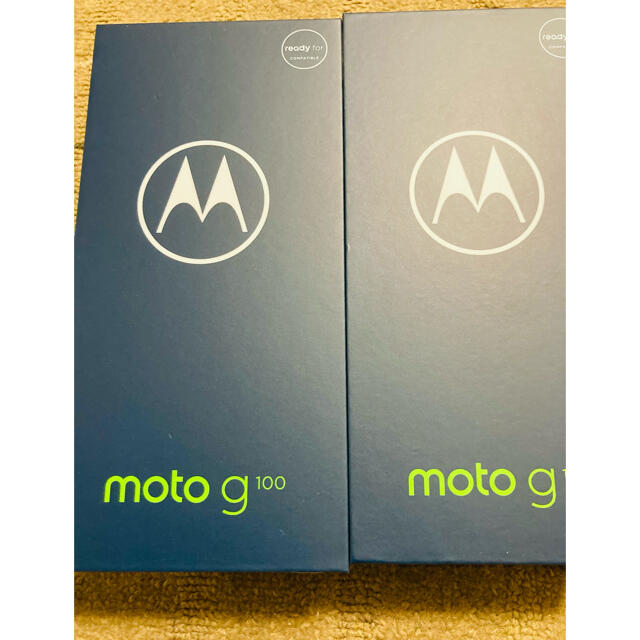 【新品未開封】モトローラ Motorola g100 SIMフリー 2台セット