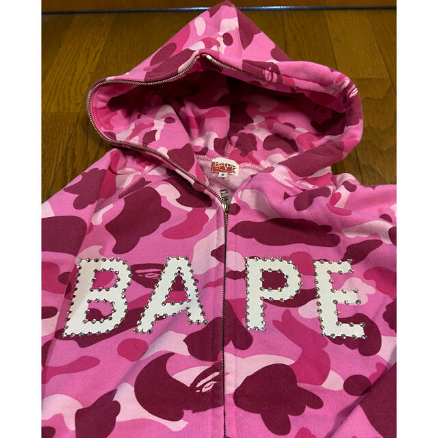 A BATHING APE - BAPE ピンクカモスワロパーカーの通販 by ナルト's