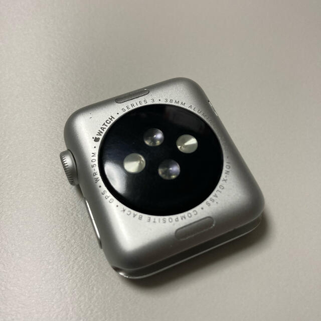 Apple Watch(アップルウォッチ)のApple Watch3 38mm GPSモデル シルバー スマホ/家電/カメラのスマートフォン/携帯電話(その他)の商品写真