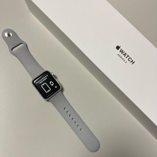 アップルウォッチ(Apple Watch)のApple Watch3 38mm GPSモデル シルバー(その他)