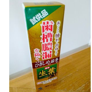 コバヤシセイヤク(小林製薬)の生葉 歯磨き粉試供品(歯磨き粉)