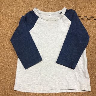 ムジルシリョウヒン(MUJI (無印良品))の無印良品　長袖　ロンT 90センチ(Tシャツ/カットソー)