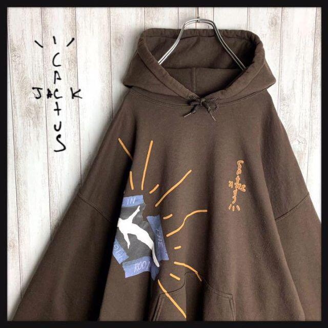 超希少カラー】トラヴィススコット☆画面ロゴ パーカー 即完売モデル