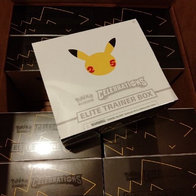 3BOX ポケモン 25周年記念セレブレーション エリートトレーナーボックス