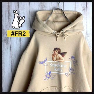 【即完売モデル】FR2 センターロゴ 肉厚パーカー エンジェル 希少 ...