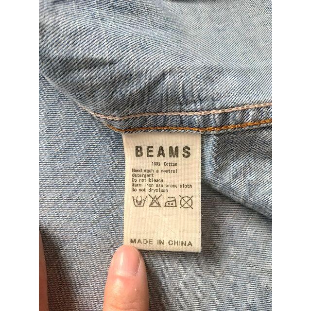 BEAMS(ビームス)のBEAMS　スタッズデニムシャツ　ウエスタンシャツ　ラインストーン メンズのトップス(シャツ)の商品写真