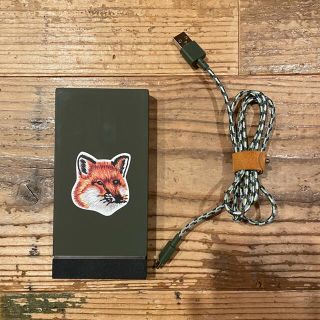 メゾンキツネ(MAISON KITSUNE')のメゾンキツネ ネイティブユニオン ワイヤレスパワーバンク モバイルバッテリー(バッテリー/充電器)