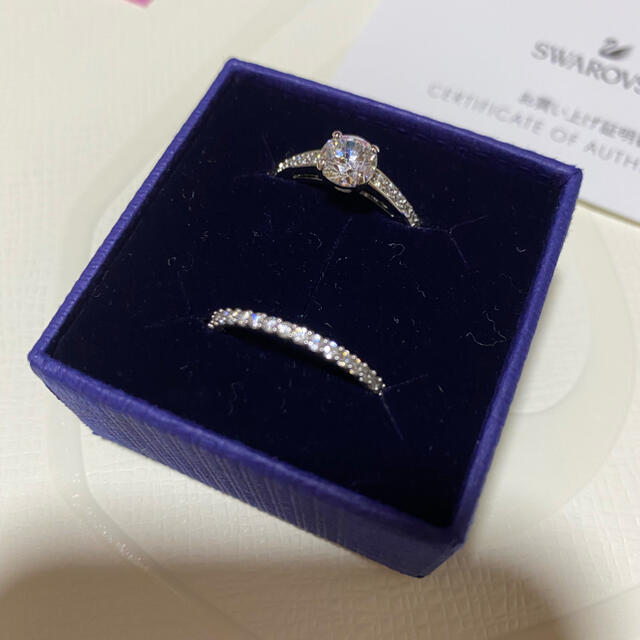 24日中で締切ます】swarovski スワロフスキー リング 指輪 24日中で締切ます】swarovski スワロフスキー リング 指輪