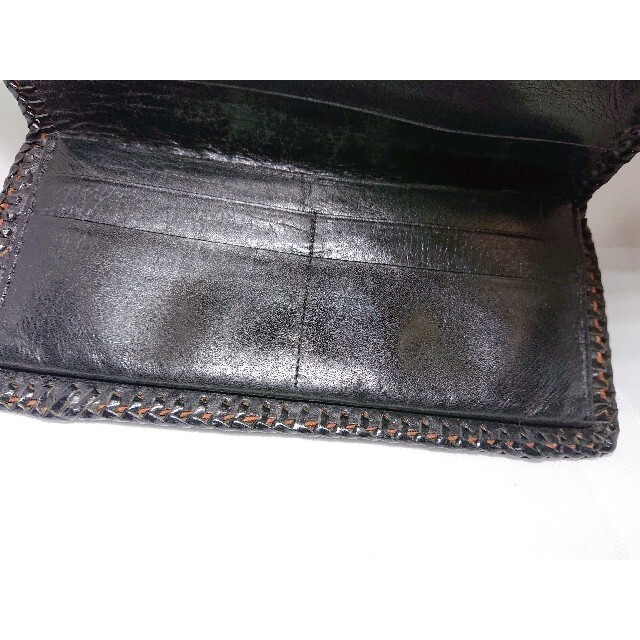 オリジナル本格レザークラフト 本革手彫り ハンドメイド 長財布 レディースのファッション小物(財布)の商品写真