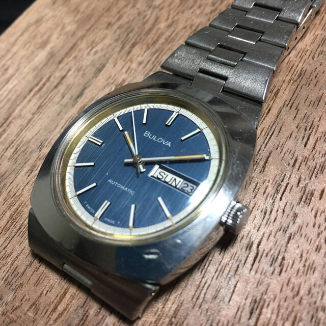 Bulova(ブローバ)の最終値下げ BULOVA ブローバ 稼働品1973 インターナショナル メンズの時計(腕時計(アナログ))の商品写真