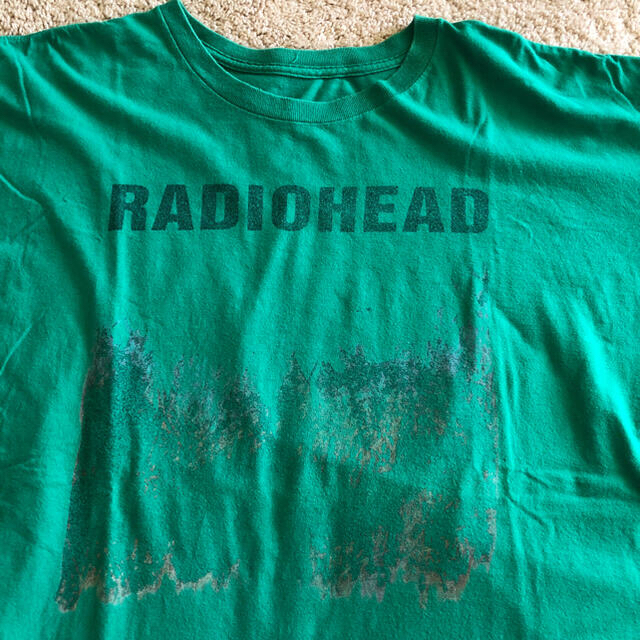 ヴィンテージ Radiohead レディオヘッド　KID A Tシャツ　XXL メンズのトップス(Tシャツ/カットソー(半袖/袖なし))の商品写真