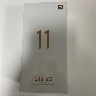 アンドロイド(ANDROID)の新品 未開封 Mi 11 lite 5G ミントグリーン(スマートフォン本体)