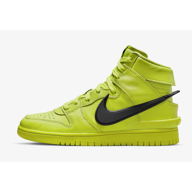 AMBUSH×NIKE DUNK HIGH "FLASH LIME" 27.5