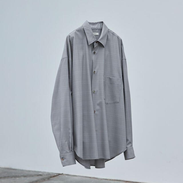 COMOLI(コモリ)のリドム　Super130s CHECK SHIRT  lidnm サイズM   メンズのトップス(シャツ)の商品写真