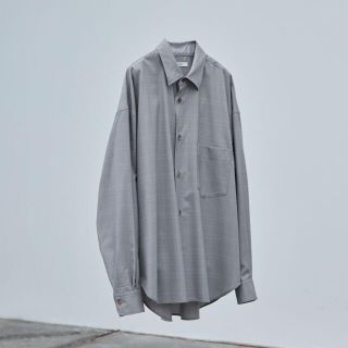 コモリ(COMOLI)のリドム　Super130s CHECK SHIRT  lidnm サイズM  (シャツ)