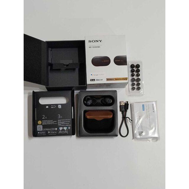 SONY(ソニー)のsony ワイヤレスノイズキャンセリングイヤホン WF-1000XM3 スマホ/家電/カメラのオーディオ機器(ヘッドフォン/イヤフォン)の商品写真