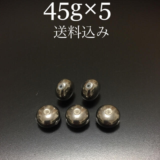 タイラバ   タングステン　45g   5個セット　送料込み スポーツ/アウトドアのフィッシング(ルアー用品)の商品写真