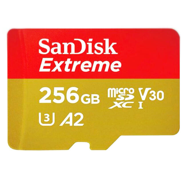 SanDisk(サンディスク)の【返金保証有】サンディスク マイクロSD Extreme 256GB スマホ/家電/カメラのPC/タブレット(PC周辺機器)の商品写真