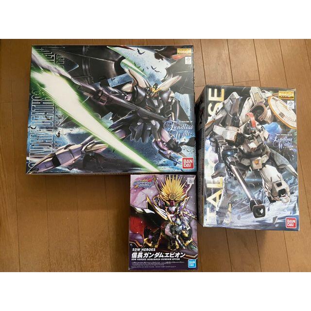 おもちゃ/ぬいぐるみガンプラ　MGデスサイズヘル　トールギスセット＋SDエピオン