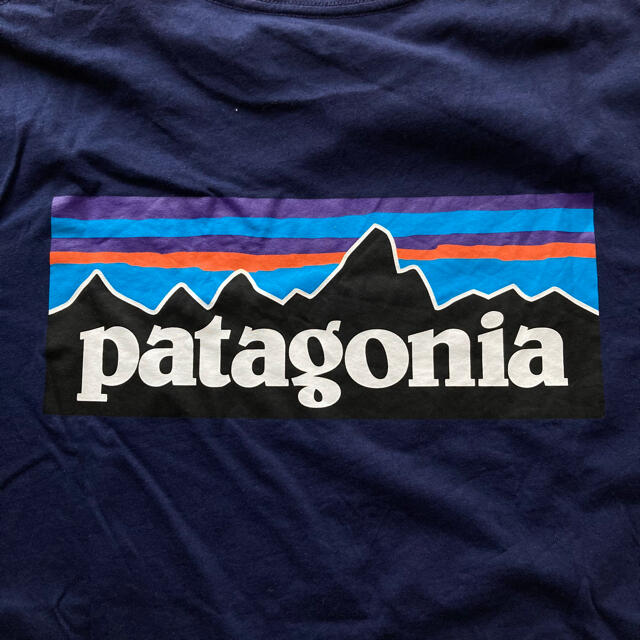 patagonia(パタゴニア)のお値下げしました☆パタゴニア　Tシャツ　ネイビー メンズのトップス(Tシャツ/カットソー(半袖/袖なし))の商品写真