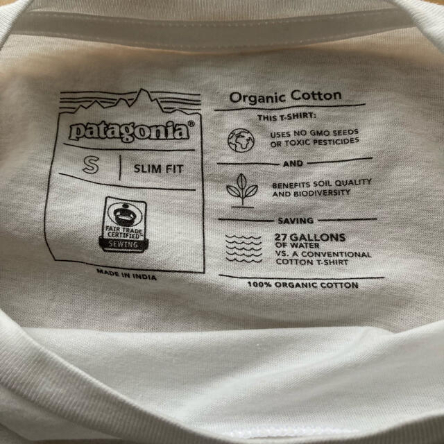 patagonia(パタゴニア)のパタゴニア　Tシャツ　白 メンズのトップス(Tシャツ/カットソー(半袖/袖なし))の商品写真