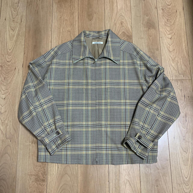 auralee オーラリー 19aw チェック ブルゾン 消費税無し noxcapital.de